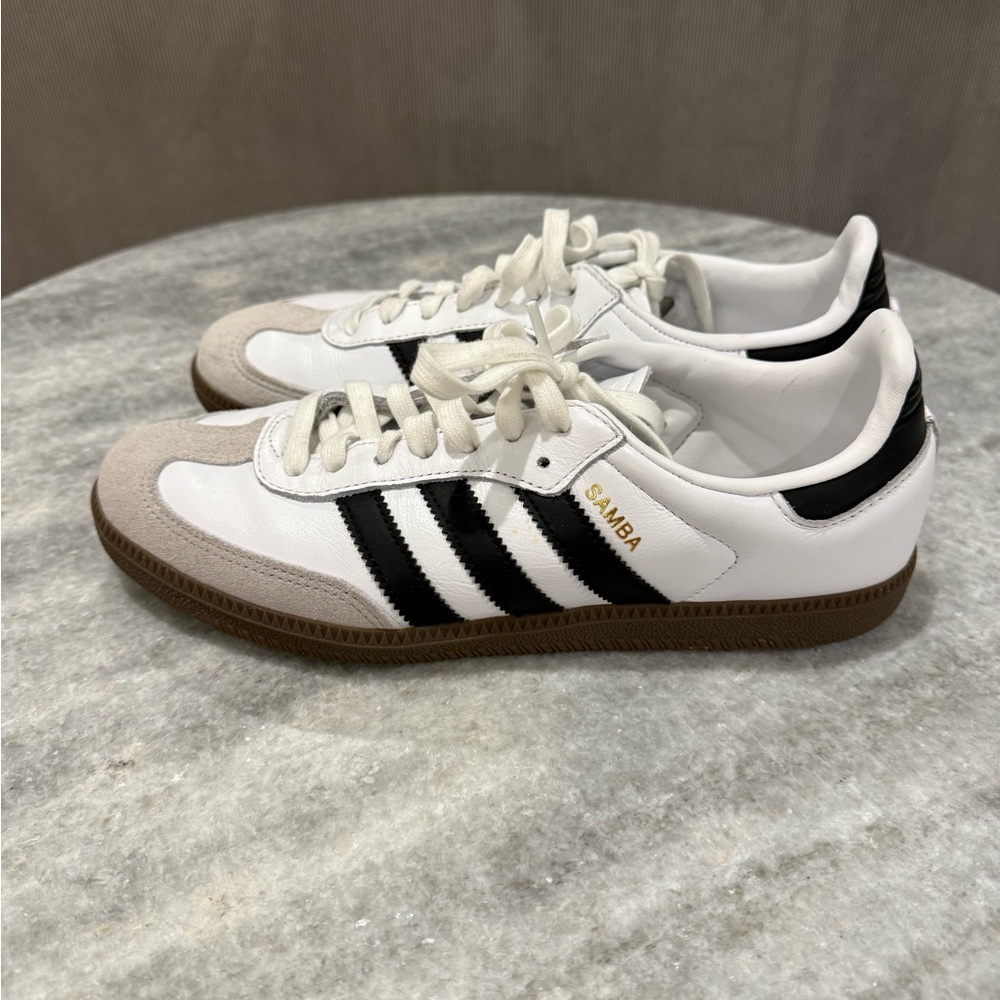 Adidas Samba OG Black White 8.5 women’s like new - Picture 3 of 9